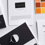 홈스타일리스트의 이력서 작성법 - **Prompt 1: "The Artistic Curriculum Vitae"**
    A close-up of an elegantly designed, modern curric...